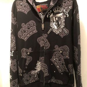 Rebel Spirit Zip Up Sweater